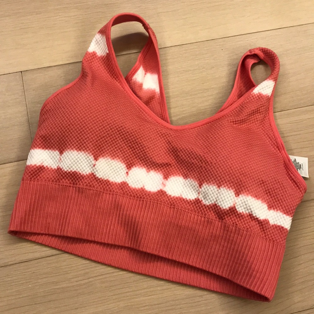 Tie dye bra from body on cotton